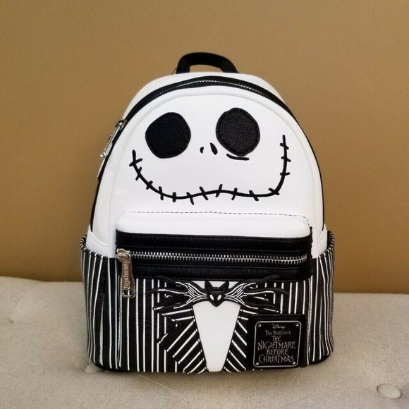 Loungefly Disney Nightmare Before Christmas Jack Skellington Mini Backpa…